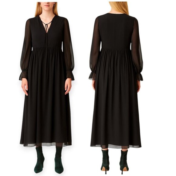 Reformation Chive black maxi dress, Size XS, New with tag - Picture 3 of 16